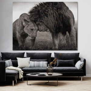Tableau Lion Et Lionne