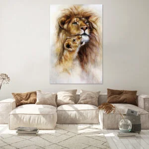 Tableau Lion Design