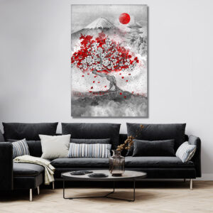 Tableau Cerisier Japonais En Fleur