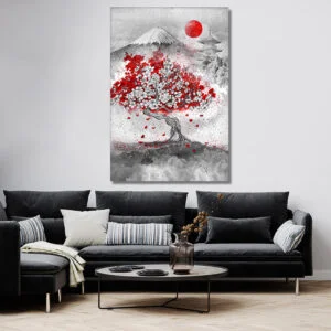 Tableau Cerisier Japonais En Fleur
