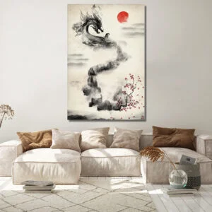 Tableau Dragon Japonais