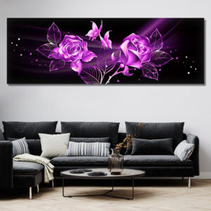 Tableau Fleur Rose