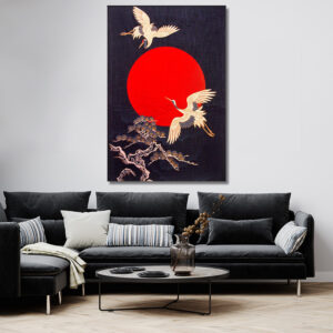 Tableau Grue Japonaise