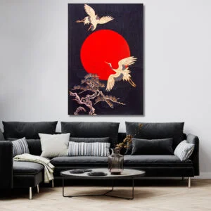 Tableau Grue Japonaise