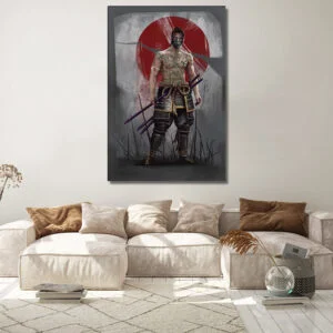 Tableau Japonais Homme Samouraï
