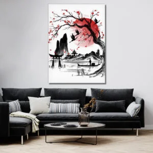 Tableau Japonais Paysage
