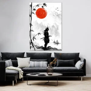 Tableau Japonais Samouraï Bushido