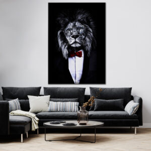 Tableau Lion Gentleman