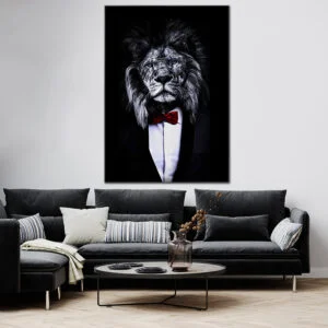 Tableau Lion Gentleman