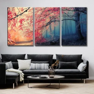 Tableau Triptyque Japonais