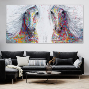 Tableau Cheval Couleur