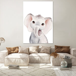 Tableau Éléphant Chambre Bebe