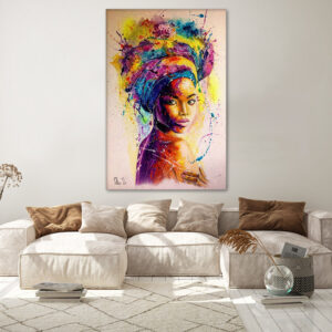 Tableau Africain Coloré