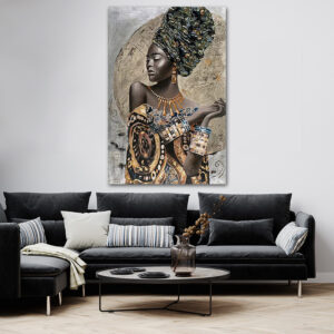 Tableau Africain Femme