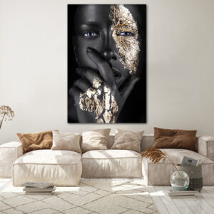 Tableau Africain Visage