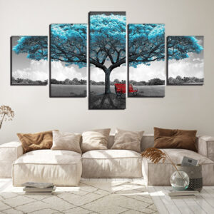 Tableau Arbre De Vie Bleu