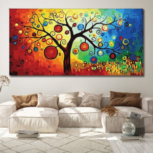 Tableau Arbre De Vie Coloré