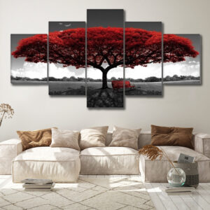Tableau Arbre Rouge