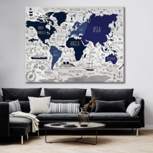 Tableau Carte Du Monde Pour Enfant
