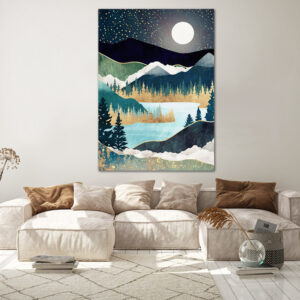 Tableau Montagne Dessin