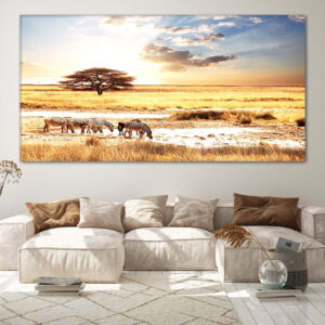 Tableau Savane Africaine
